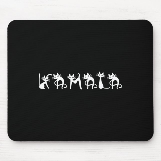 Mousepad Harris Cat Lettering Positivo (Frente)