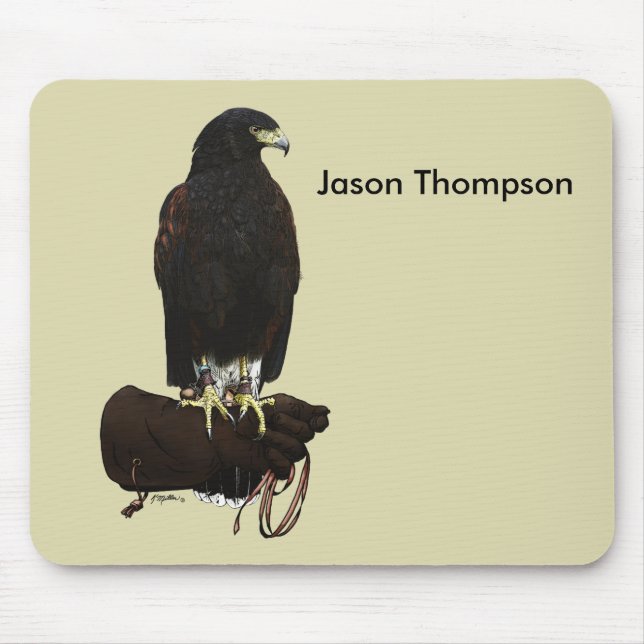 Mousepad Harris Hawk em Glove (Frente)