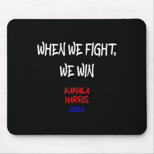 Mousepad Harris Quando Lutamos Ganhamos Política Em 2024