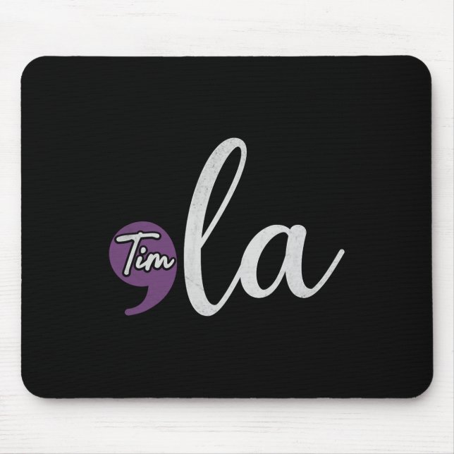 Mousepad Harris Tim Walz Waltz Comma La Presidence Election (Frente)