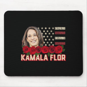 Mousepad Harris Vintage Flor Feminine Primeiro Presidente