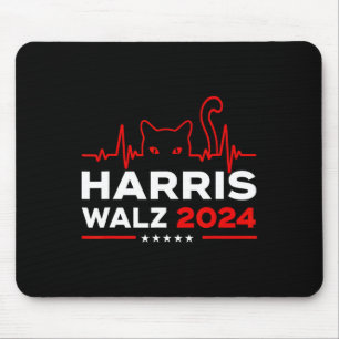Mousepad Harris Waltz 2024 Eleição Harris Tim Waltz Heartb