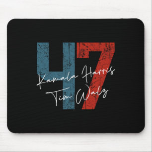 Mousepad Harris Walz 2024 Harris Presidente Waltz Democrata