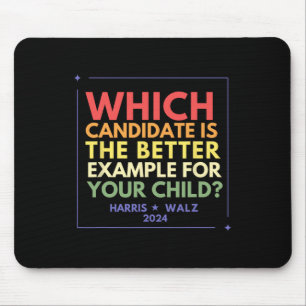Mousepad Harris Walz Waltz 2024 Melhor Exemplo Democrata