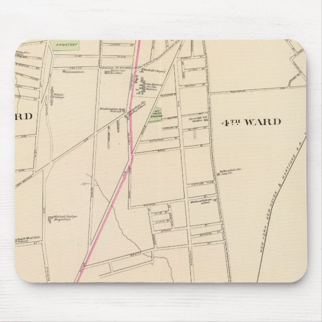 Mousepad Hartford, Connecticut (Frente)