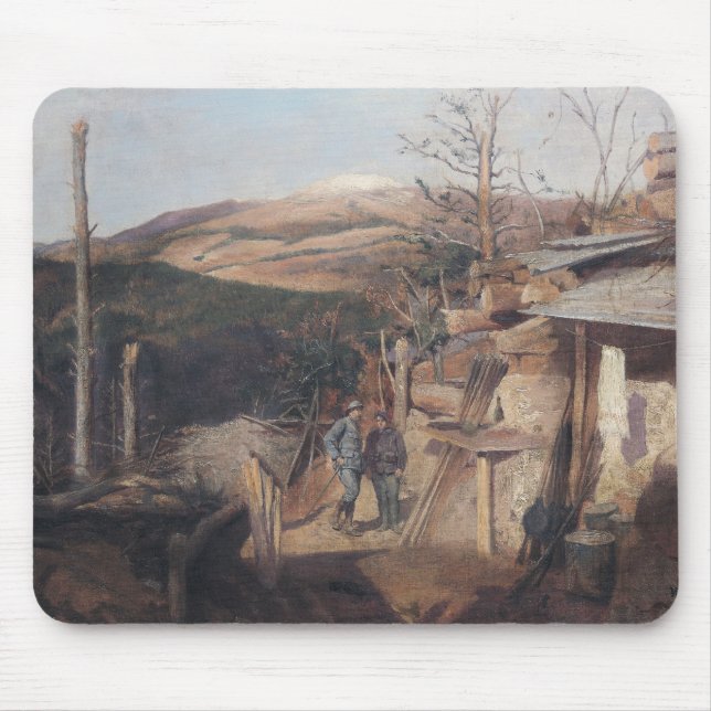 Mousepad Hartmanswillerkopf, vista de Roche-Sermet, 1915 (Frente)