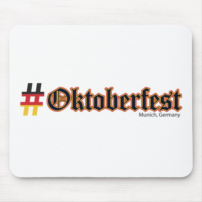 Mousepad Hashtag Oktoberfest (Frente)