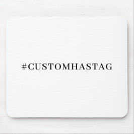 Mousepad Hashtag Sua Mídia Social Moderna e Tendência
