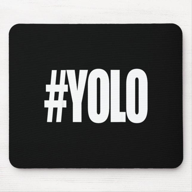 Mousepad Hashtag yolo Hashtag yolo  (Frente)