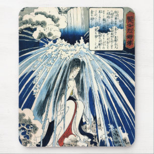 Mousepad Hatsuhana Sob Tonosawa Waterfall Kuniyoshi Fine