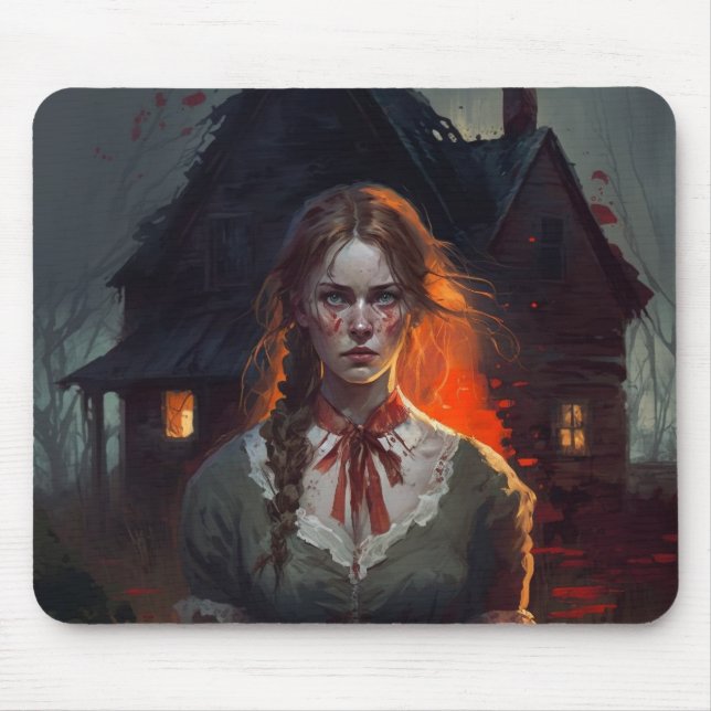 Mousepad Haunting house (Frente)