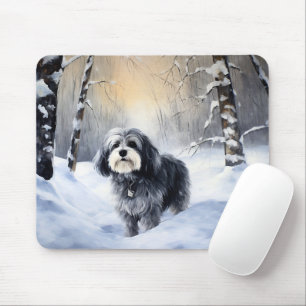 Mousepad Havanês Deixou-O Neve Natal