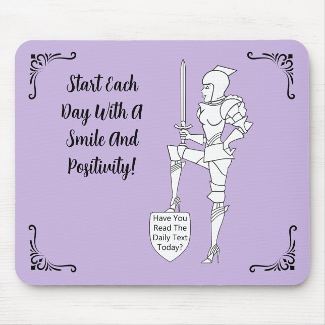 Mousepad "Have You Read the Daily Text Today?" (Frente)