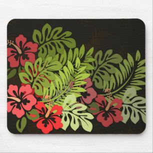 Mousepad Hawaii Aloha Flower Art Impressão