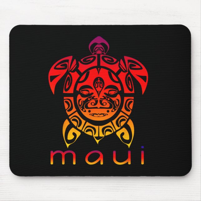 Mousepad Hawaii Sea Vivid Turtle  (Frente)