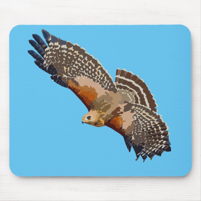 Mousepad Hawk de ombros vermelhos (Frente)