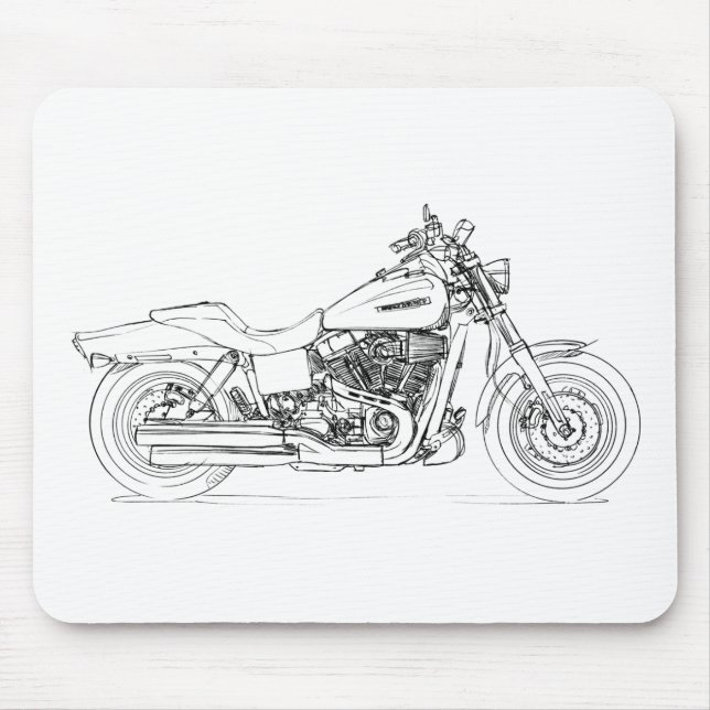 Mousepad HD CVO Dyna Bob gordo 2009 (Frente)