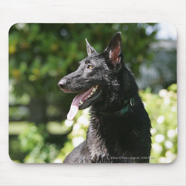 Mousepad Headshot 2 do german shepherd (Frente)