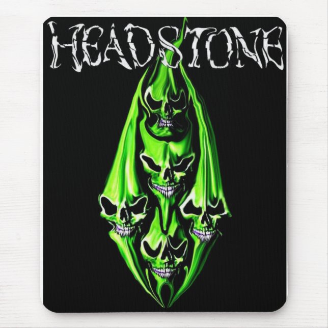 Mousepad HEADSTONE 5 Pilha Móvel Verde (Frente)