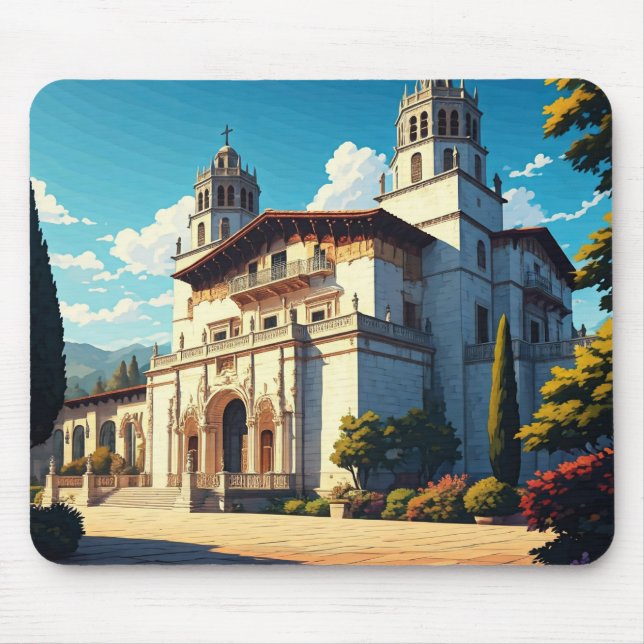 Mousepad Hearst Castle San Simeon Califórnia Costa Central (Frente)