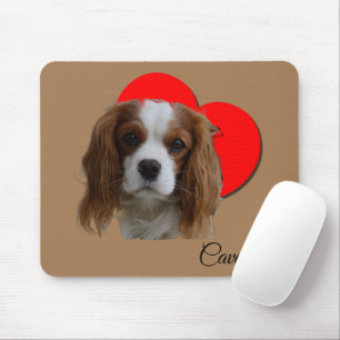 Mousepad Heart Blenheim Cavalier King Charles Spaniel Love 