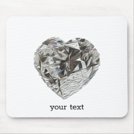 Mousepad Heart Diamond