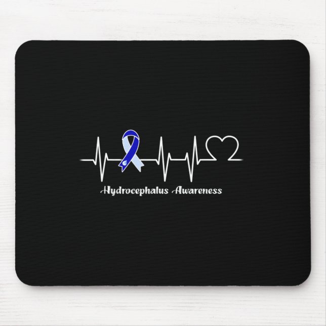 Mousepad Heartbeat Hidrocephalus Warrior (Frente)