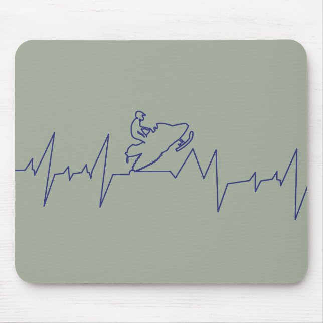 Mousepad Heartbeat-Snowmobile (Frente)