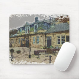 Mousepad Hebden Bridge Railway Station Yorkshire Artwork