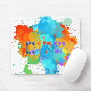 Mousepad Hebraico "Shalom" com proteção de pintura