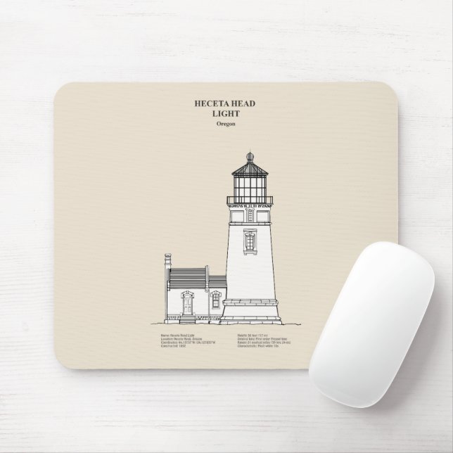 Mousepad Heceta Head Lighthouse - Oregon - SBD (Com mouse)