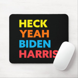 Mousepad Heck Sim, Biden Harris - Cores Personalizadas