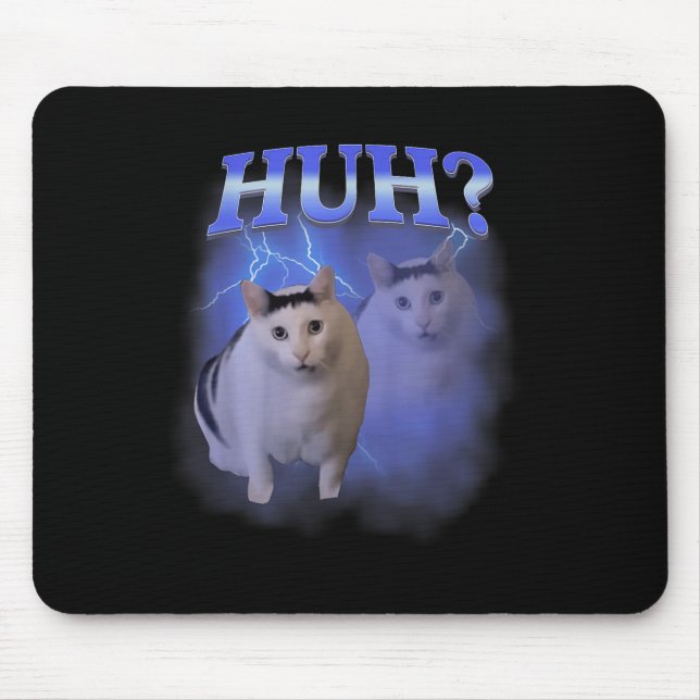 Mousepad Hei Bobo Cat Meme Engraçado Odsuradamente Da Espec (Frente)