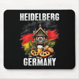 Mousepad Heidelberg Alemanha Souvenir German Flag Viagem