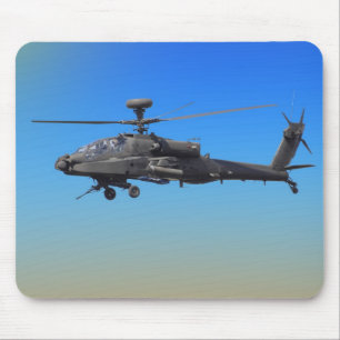 Mousepad Helicóptero de AH-64 Apache