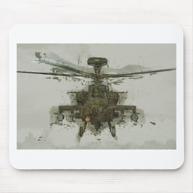 Mousepad Helicóptero de ataque de Apache (Frente)