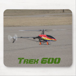 Mousepad Helicóptero de Trex 600 RC que paira