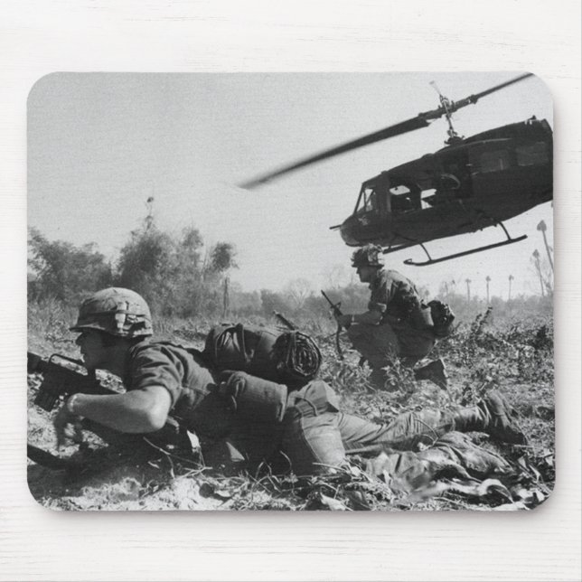 Mousepad Helicóptero do UH-1D de Crandall principal na (Frente)