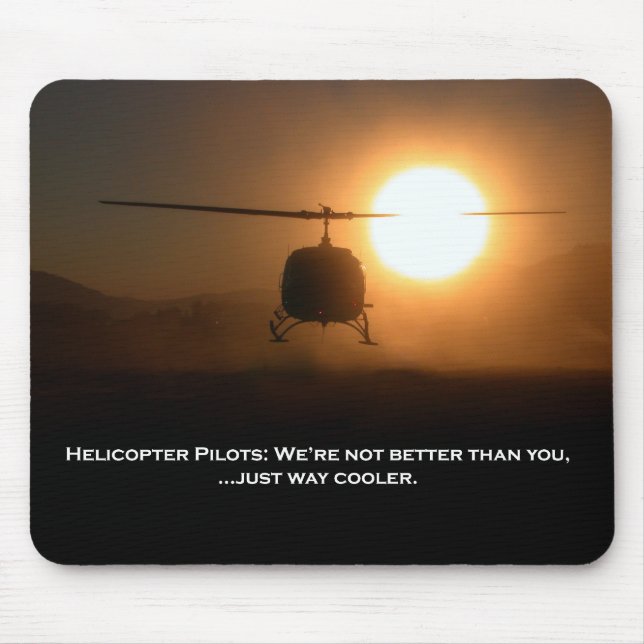 Mousepad Helicóptero piloto do refrigerador (Frente)