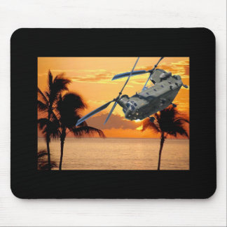 Mousepad Helicóptero tropical