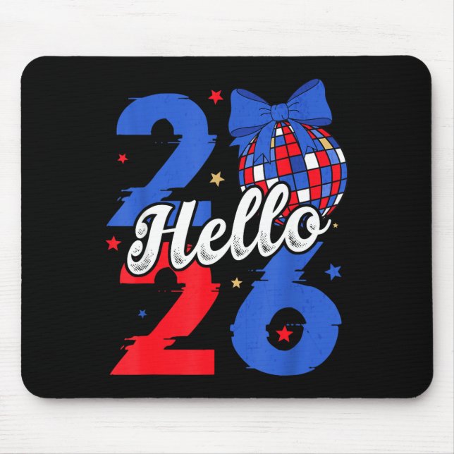 Mousepad Hello 2026 Happy New Year 2026 New Year's Eve Part (Frente)