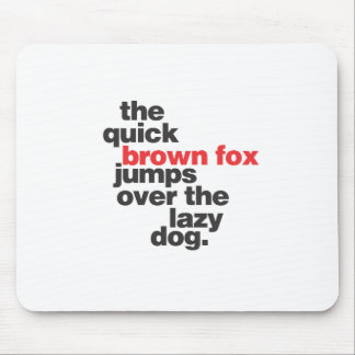 Mousepad helvetica-quickbrownfox.ai