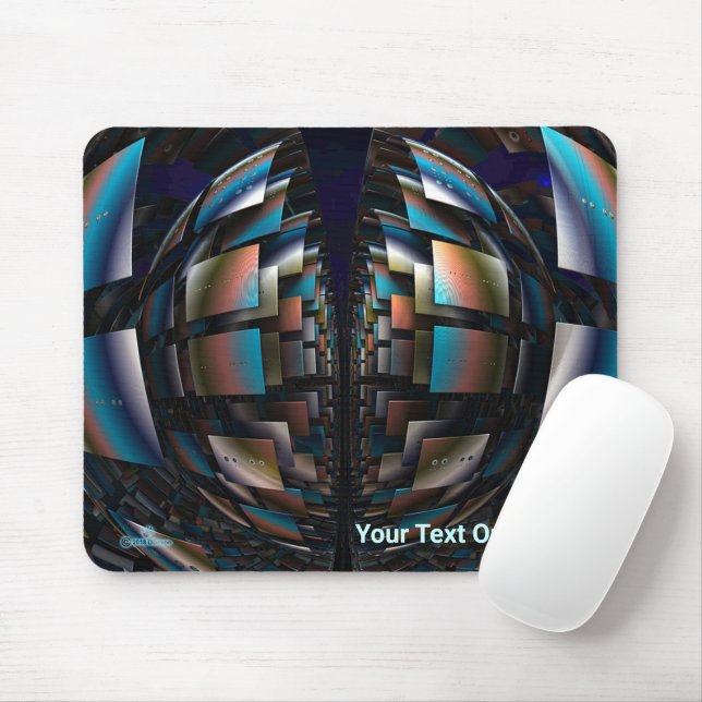 Mousepad Hemisférios Concentrados (Com mouse)