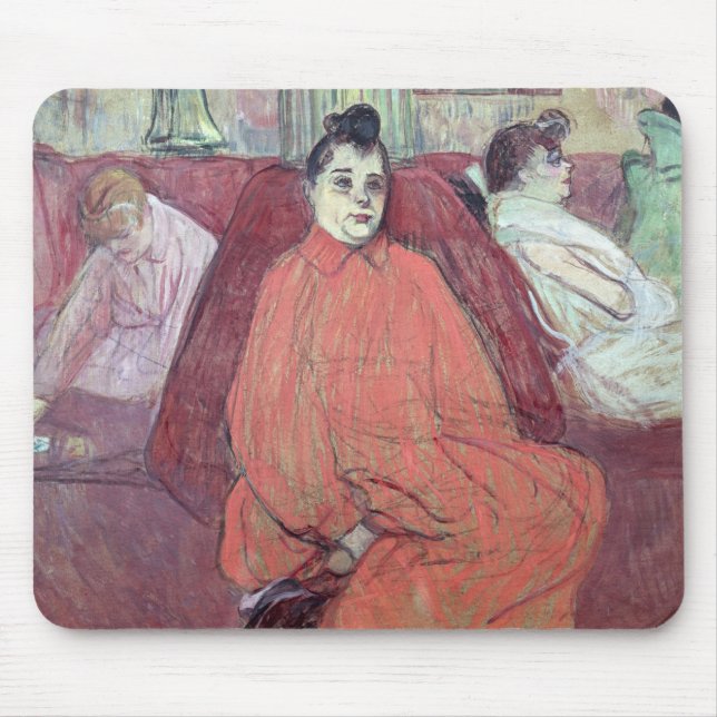 Mousepad Henri de Toulouse-Lautrec | o divã, 1893 (Frente)