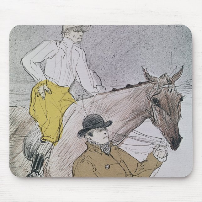 Mousepad Henri de Toulouse-Lautrec | que o jóquei conduziu (Frente)