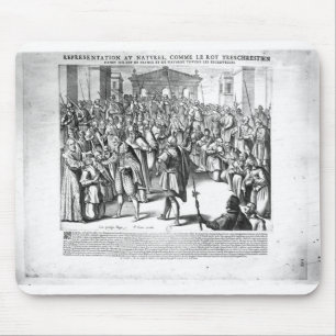 Mousepad Henri IV que curam os sofredores do scrofula