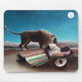 Mousepad Henri Rousseau, A Vintagem Gypsage Dormindo
