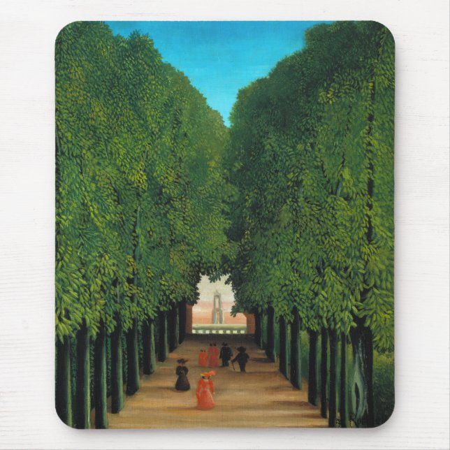 Mousepad Henri Rousseau, Avenida no Parque em Saint Cloud (Frente)