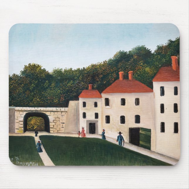 Mousepad Henri Rousseau - Caminhantes num Parque (Frente)