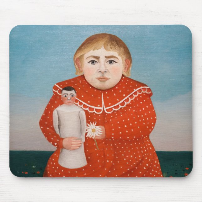 Mousepad Henri Rousseau - Criança com uma Doll (Frente)
